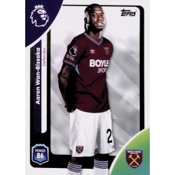 Cromos de Futbol Aaron Wan-Bissaka West Ham United Topps Premier League 2026