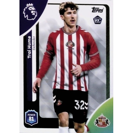 Trai Hume Rookie Sunderland 345