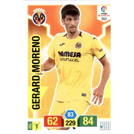 Gerard Moreno Villareal 353 Adrenalyn XL La Liga Santander 2018-19