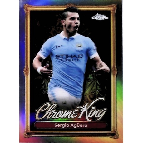 Sergio Agüero Chrome King Manchester City CK 14