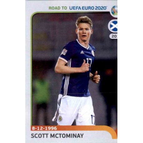 Scott McTominay Scotland 296 Panini Road to UEFA EURO 2020 Sticker Collection