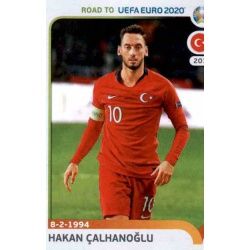 Hakan Çalhanoğlu Turkey 415 Panini Road to UEFA EURO 2020 Sticker Collection