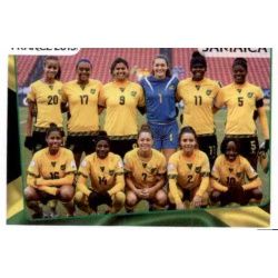 Alineación Jamaica 234 Panini Fifa Women's World Cup France 2019 