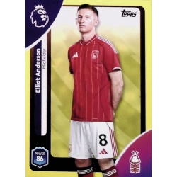 Elliot Anderson Yellow Nottingham Forest 244