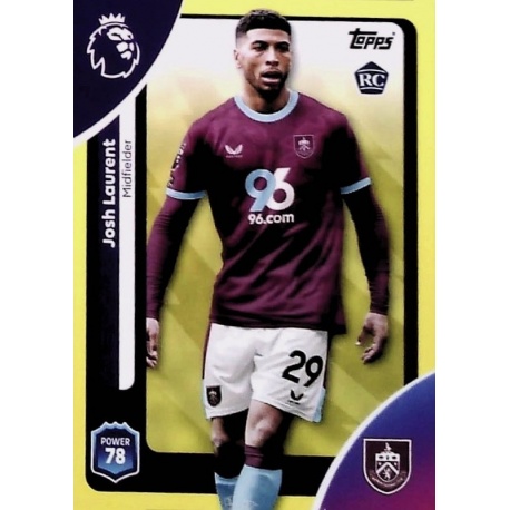Josh Laurent Yellow Burnley 313