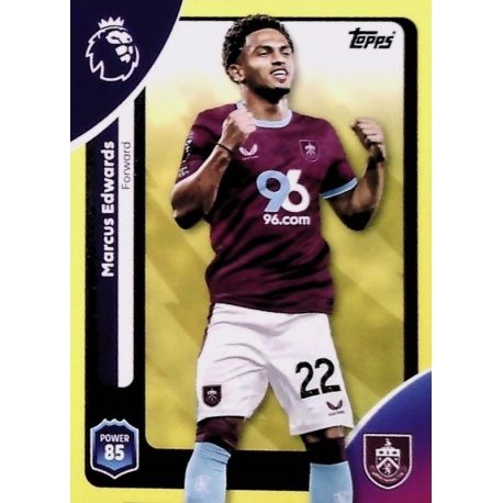 Marcus Edwards Yellow Burnley 317