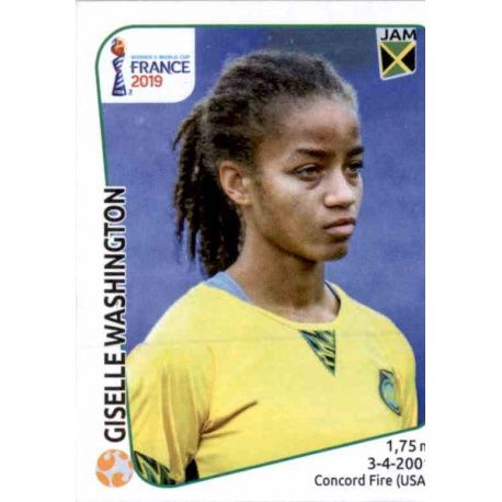 Giselle Washington Jamaica 248 Panini Fifa Women's World Cup France 2019 