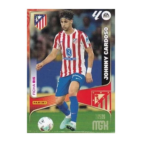 Johny Cardoso Fichas Bis Atlético Madrid 64 Bis