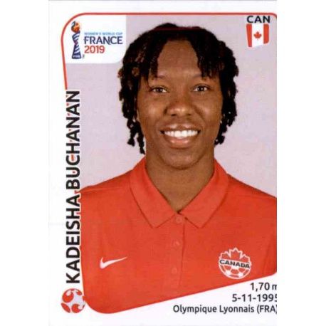 Kadeisha Buchanan Canada 334 Panini Fifa Women's World Cup France 2019 