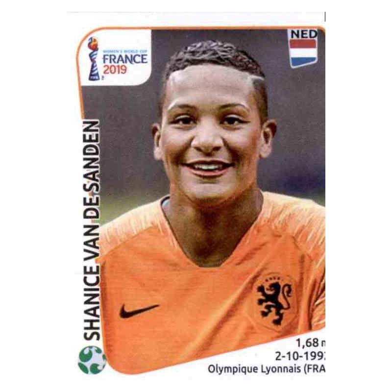 Shanice van de Sanden Niederlande Panini Frauen WM 2019 Sticker 401 