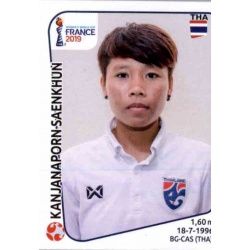 Kanjanaporn Saenkhun Thailand 428 Panini Fifa Women's World Cup France 2019 