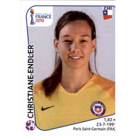 Christiane Endler Chile 444 Panini Fifa Women's World Cup France 2019 