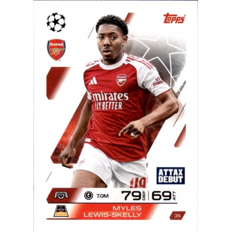Myles Lewis-Skelly Arsenal 35