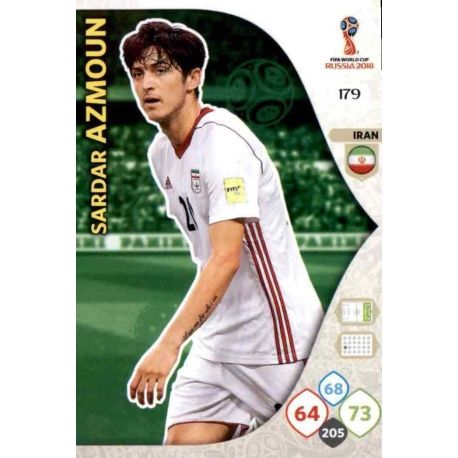 Sardar Azmoun Irán 179 Adrenalyn XL Russia 2018 