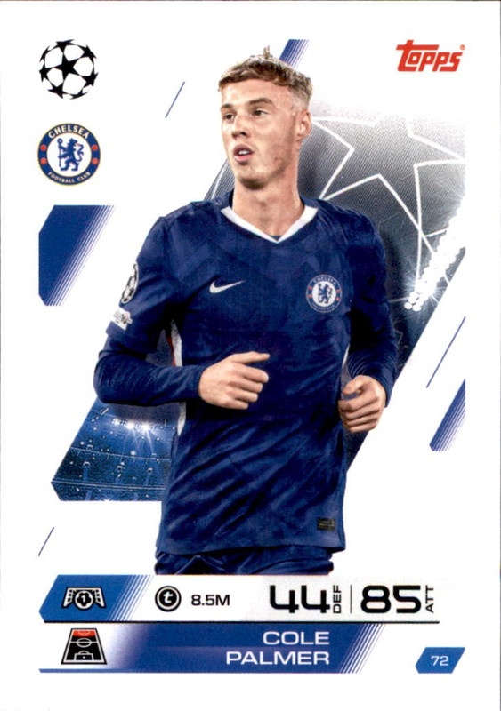 MATCH ATTAX UCL 2025/26 2026 BASE 72 COLE PALMER CHELSEA - 18023155871