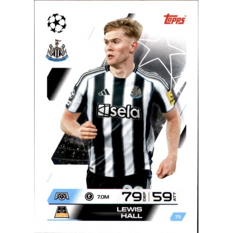 Lewis Hall Newcastle United 75