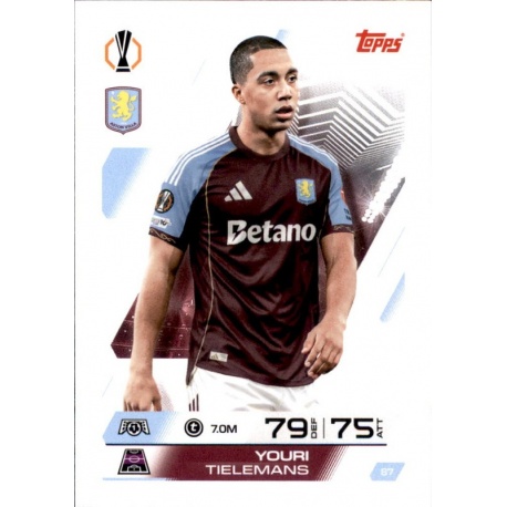 Youri Tielemans Aston Villa 87