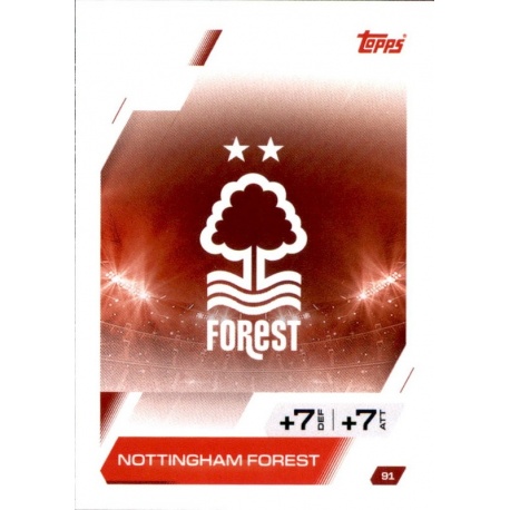Team Badge Nottingham Forest 91