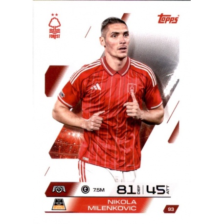 Nikola Milkenković Nottingham Forest 93