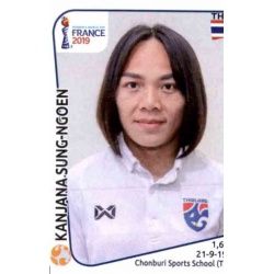 Kanjana Sung Thailand 434 Panini Fifa Women's World Cup France 2019 