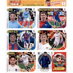 Complete Set 42 Stickers Update Este 2018-19