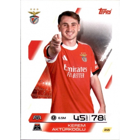 Kerem Aktürkoğlu SL Benfica 215