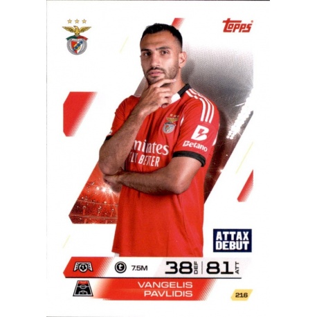 Vangelis Pavlidis SL Benfica 216