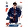 Soccer Cards Lucas Beraldo PSG Topps Match Attax 2025/26.