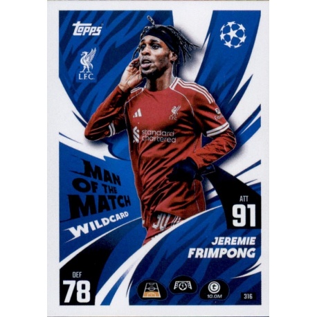 Jeremie Frimpong Man of the Match Liverpool 316