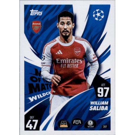 William Saliba Man of the Match Arsenal 317