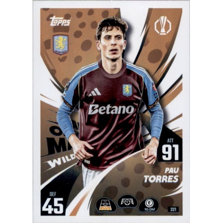 Pau Torres Man of the Match Aston Villa 321