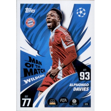 Alphonso Davies Man of the Match Bayern München 329