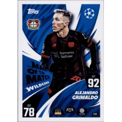 Alejandro Grimaldo Man of the Match Bayer 04 Leverkusen 330