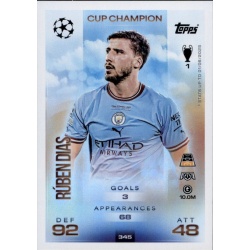 Rúben Dias Cup Champion Manchester City 345