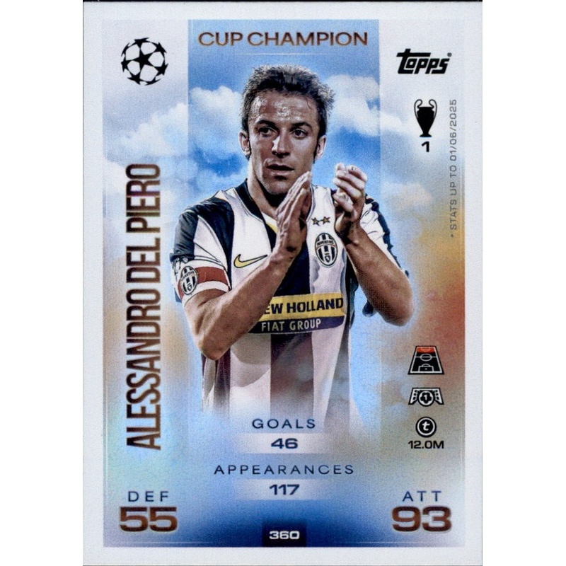 Easy shopping Juventus Alessandro Del Piero Cup Champion Juventus