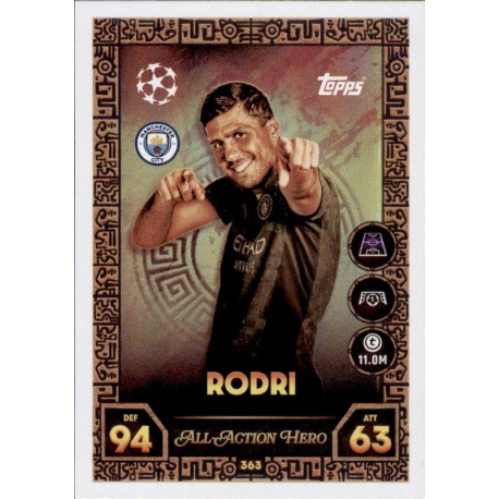 Rodri All-Action Hero Manchester City 363