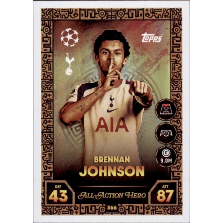 Brennan Johnson All-Action Hero Tottenham Hotspur 366
