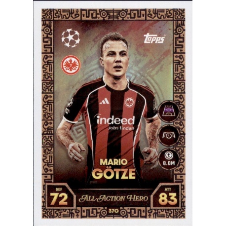 Mario Götze All-Action Hero Eintracht Frankfurt 370
