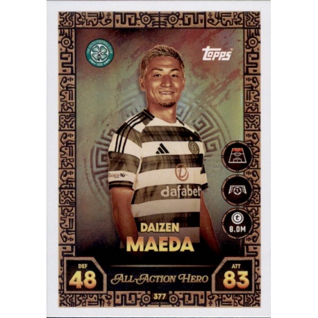 Daizen Maeda All-Action Hero Celtic 377