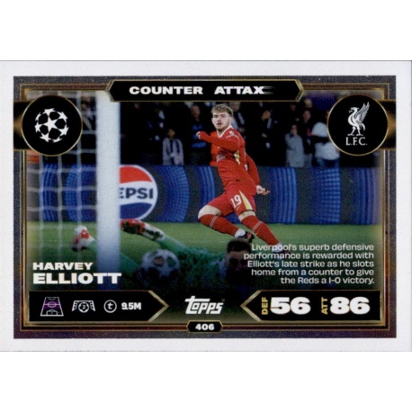 Harvey Elliott Counter Attax Liverpool 406