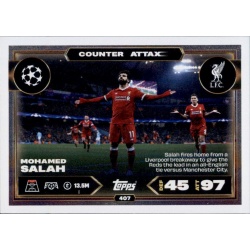 Mohamed Salah Counter Attax Liverpool 407