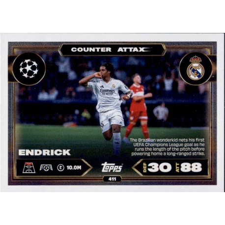 Endrick Counter Attax Real Madrid 411