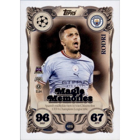 Rodri Magic Memories Manchester City 425