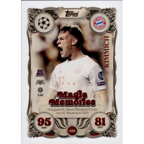 Joshua Kimmich Magic Memories Bayern München 435