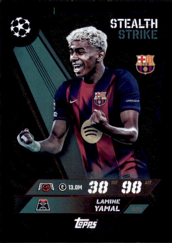 Oferta Online Lamine Yamal Stealth Strike Topps UCC Match Attax