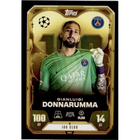 Gianluigi Donnarumma 100 Club PSG 460