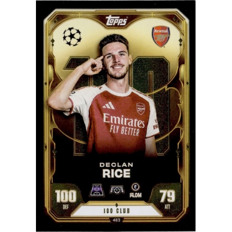Declan Rice 100 Club Arsenal 463