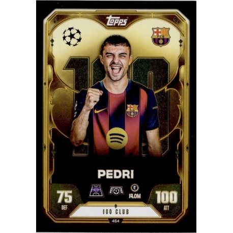 Pedri 100 Club Barcelona 464