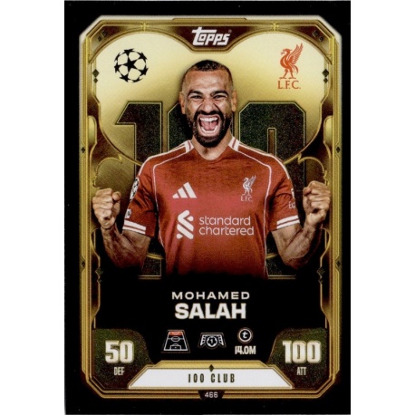 Mohamed Salah 100 Club Liverpool 466