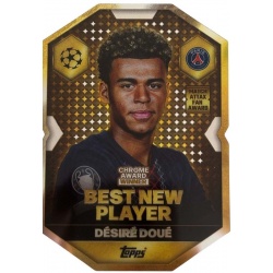 Désiré Doué Best New Player Chrome Award Winner PSG CA 2